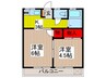 池田ハイツ 2Kの間取り