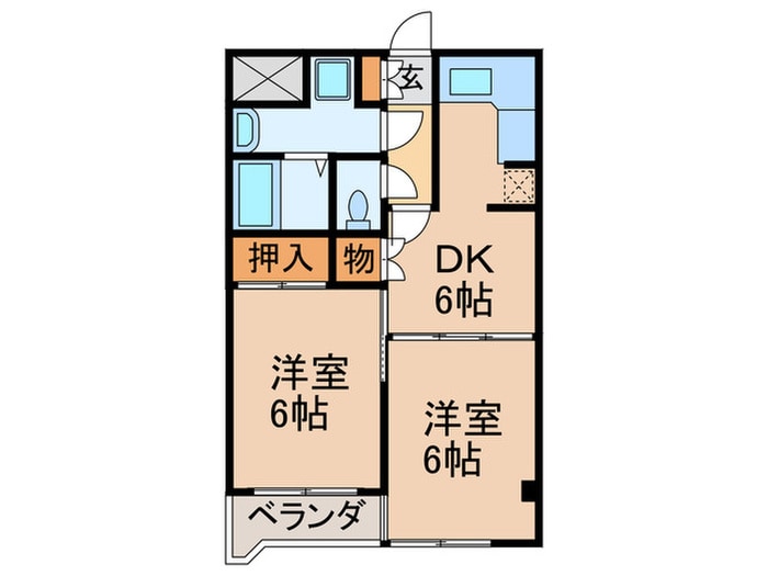 間取り図 ウェンゲン（中落合）