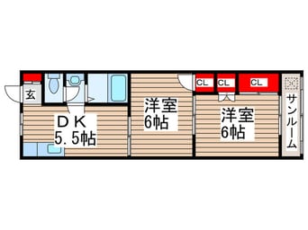 間取図 ハイムコスモス