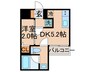 AZEST金町(415) 1DKの間取り
