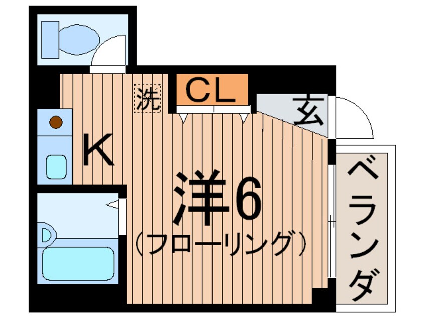 間取図 ドムショパ－ナ中山