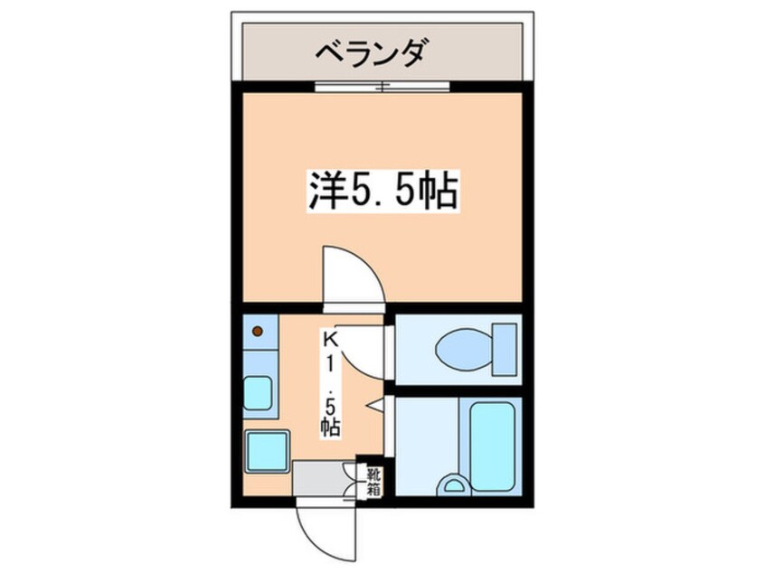 間取図 フラット七里