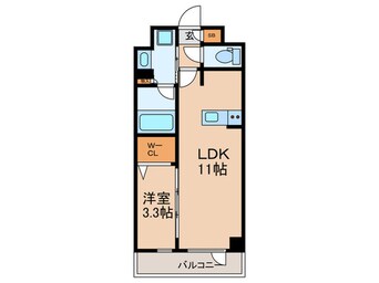 間取図 ｼｰｽﾞﾝﾌﾗｯﾂ高田馬場ﾘﾊﾞｰｻｲﾄﾞｻｳｽ