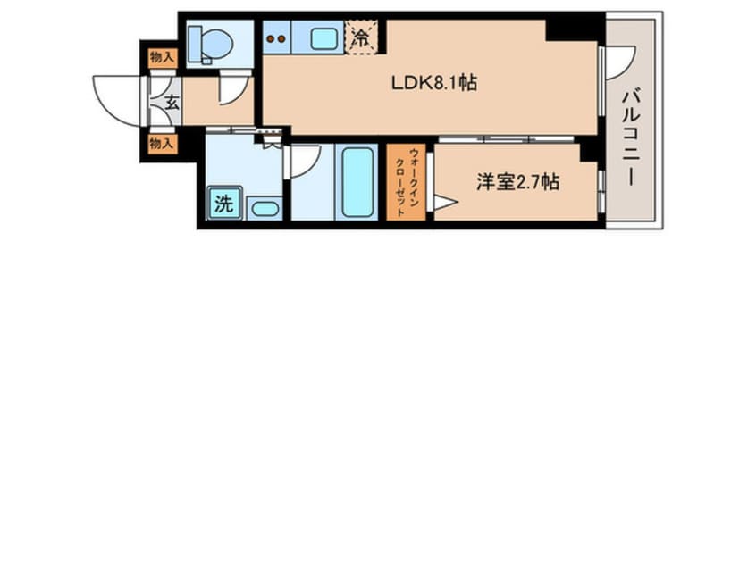 間取図 ｼｰｽﾞﾝﾌﾗｯﾂ高田馬場ﾘﾊﾞｰｻｲﾄﾞｻｳｽ