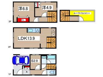 間取図 Kolet武蔵新城#03