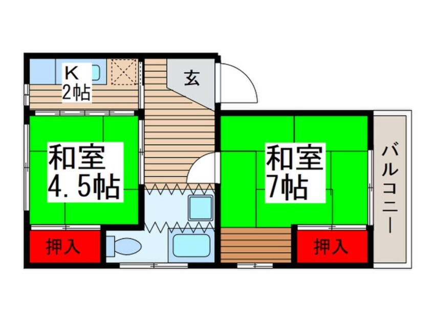 間取図 秋津マンション