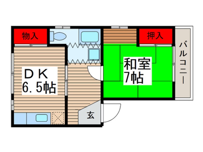 間取図 秋津マンション