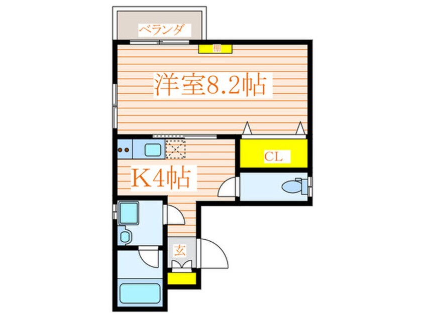 間取図 シェモア西荻窪