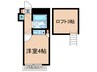 ヴィオラコート 1Rの間取り