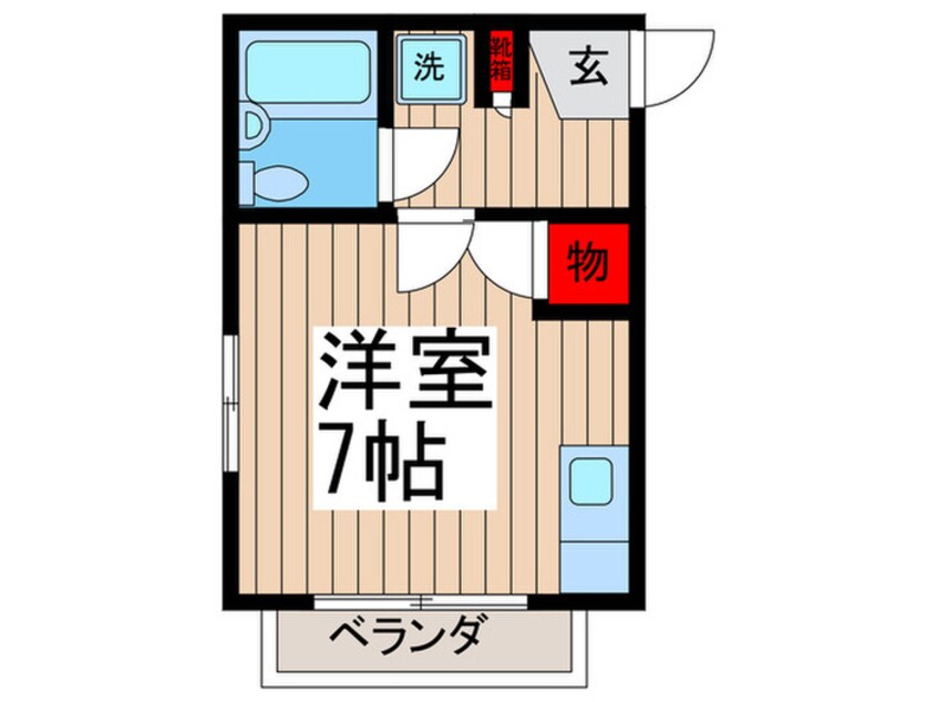 間取図 ベルテ市川