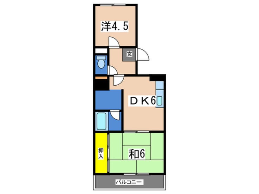 間取図 M・ステージ保土ヶ谷