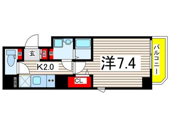 間取図 RELUXIA新大橋RiverSide(502)