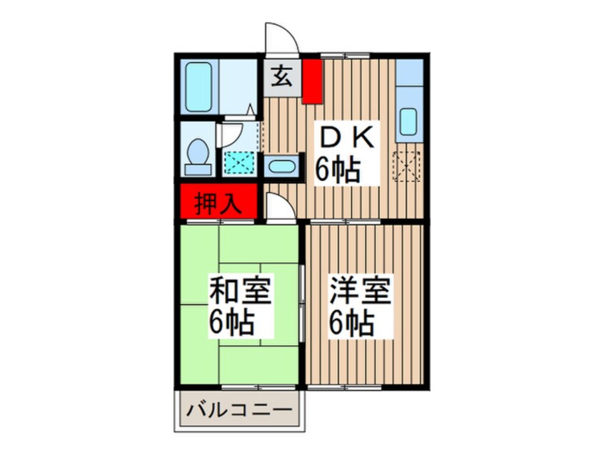 間取図 コ－ポラス英