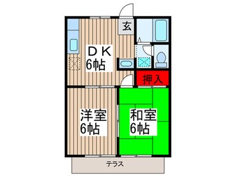 間取図 コ－ポラス英
