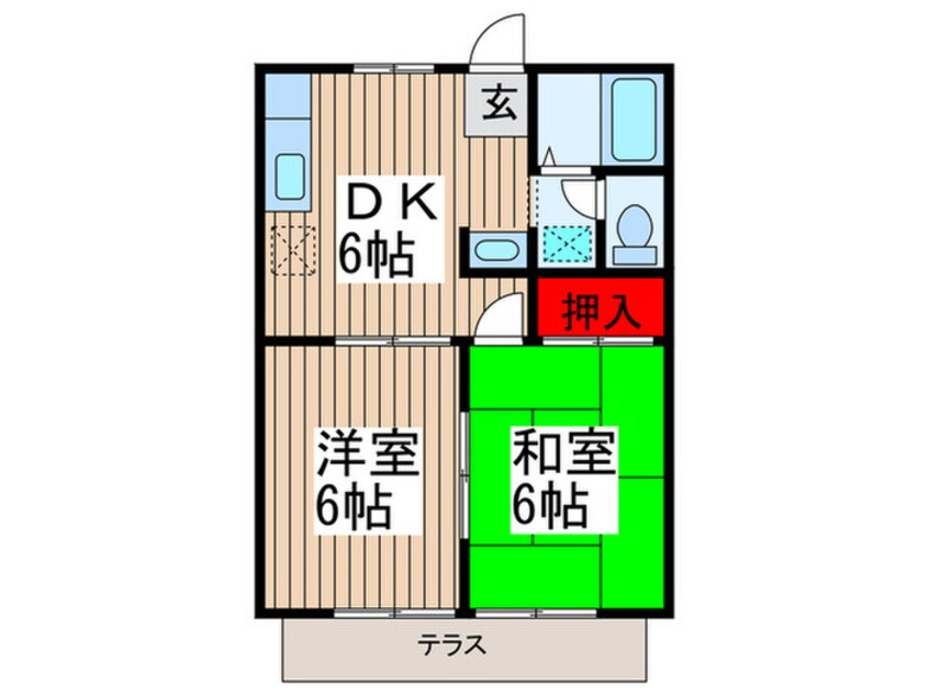 間取図 コ－ポラス英