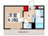 メゾン・ジュジュ与野本町 1Kの間取り