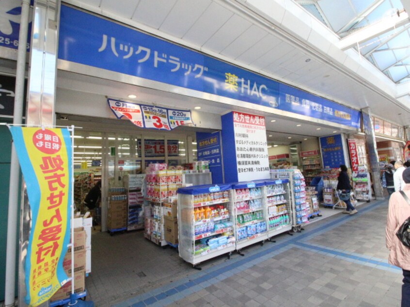 ハックドラッグ横須賀中央店(ドラッグストア)まで750m カサリンダⅧ