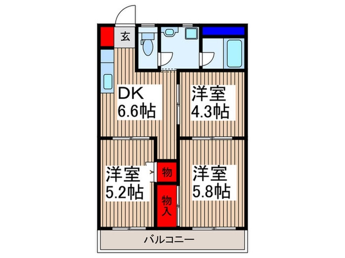 間取り図 石川マンション