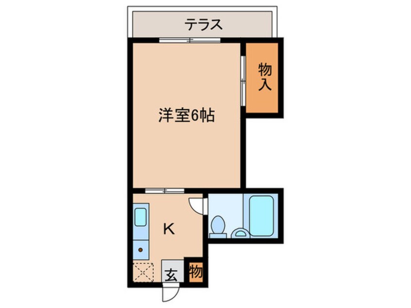 間取図 フラッツ武蔵野