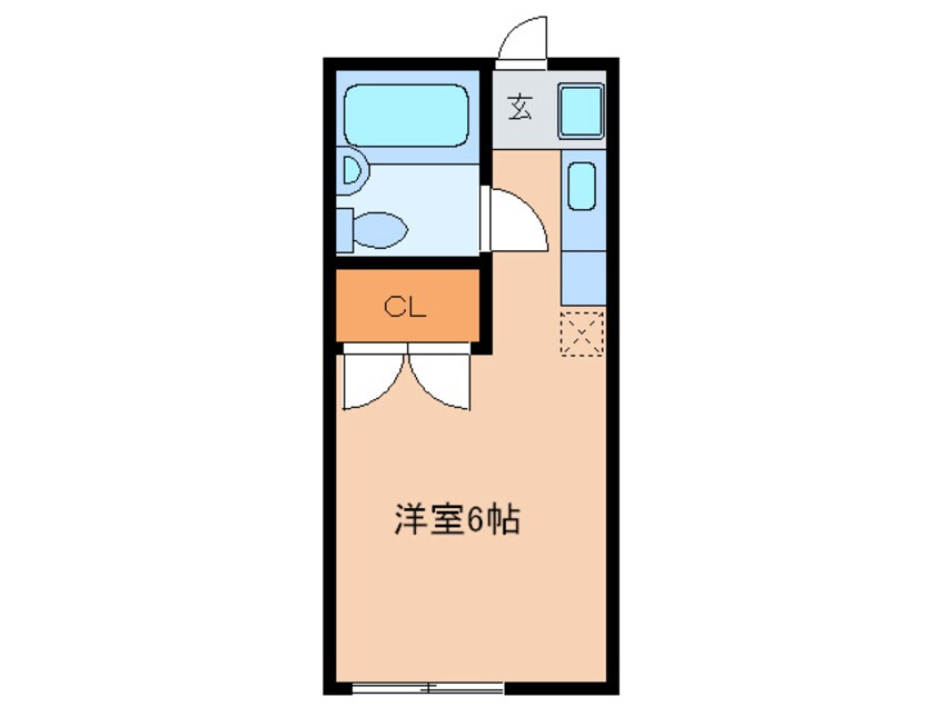 間取図 若葉コ－ポ