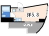 エトワ－ル元町 1Rの間取り