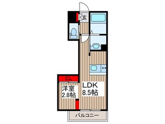 間取図 仮）リバーフィールド鈴谷