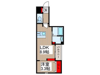 間取図 仮）リバーフィールド鈴谷