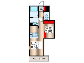 間取図 仮）リバーフィールド鈴谷