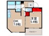 ラ･ポール 1DKの間取り