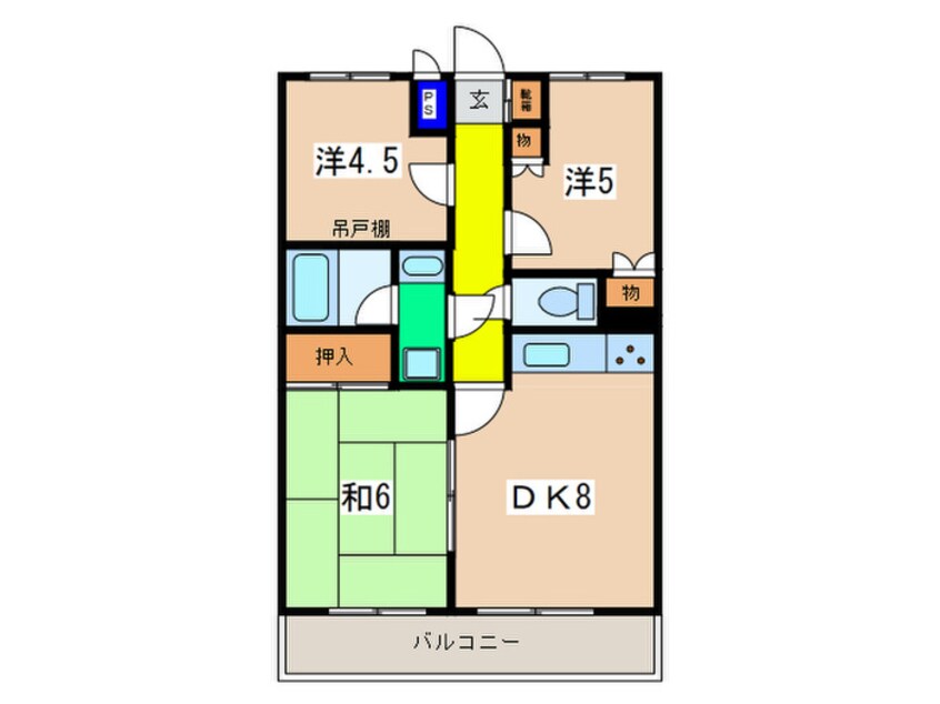 間取図 クレアールスギモト