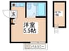 ＫＫハウス 1Rの間取り
