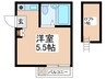 ＫＫハウス 1Rの間取り