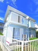 ハイツ・エバ－グリ－ンⅠの外観