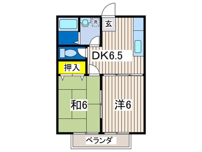 間取り図 第５コーポ潮見