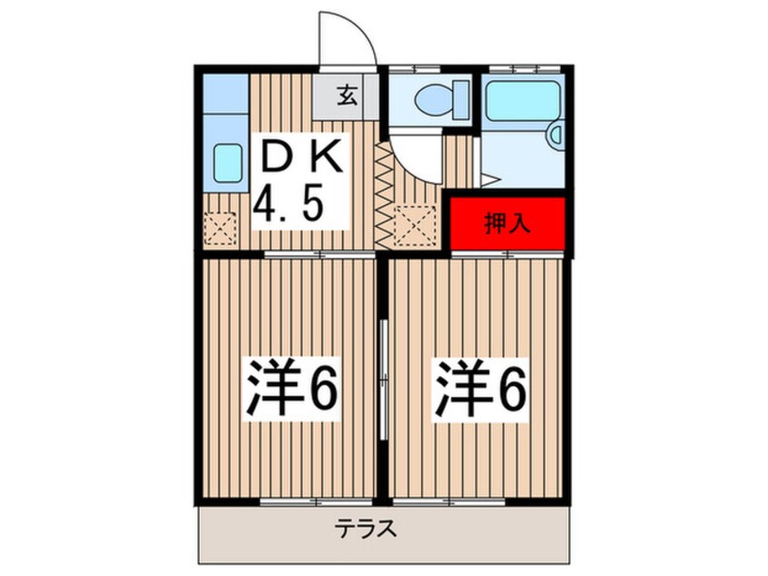 間取図 フジハイツ