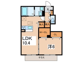 間取図 クレール湘南台V　A