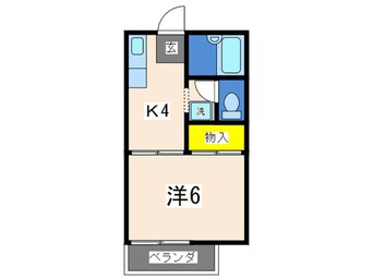 間取図 第３カネヨシハイツ