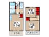 メゾンオリ－ブＤ 2DKの間取り