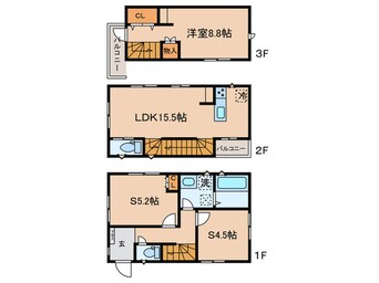 間取図 Kolet府中西府#07