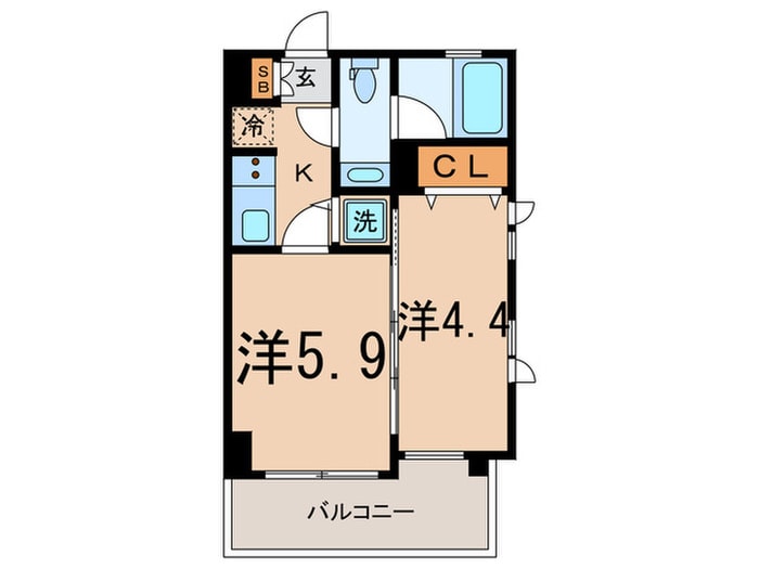 間取り図 MYRIA RESIDENCE Senzoku