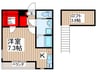ゲヴァントハウス７３ 1Kの間取り