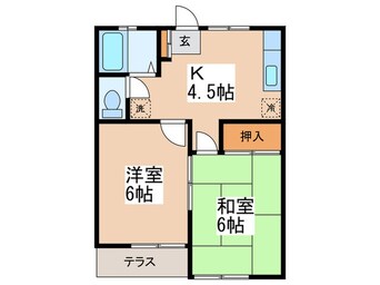 間取図 コ－ポエキップ