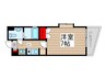ｱｰｸ松戸本町 1Kの間取り