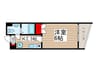 ｱｰｸ松戸本町 1Kの間取り