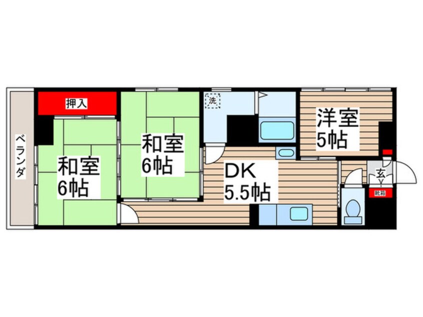 間取図 タカハシビル