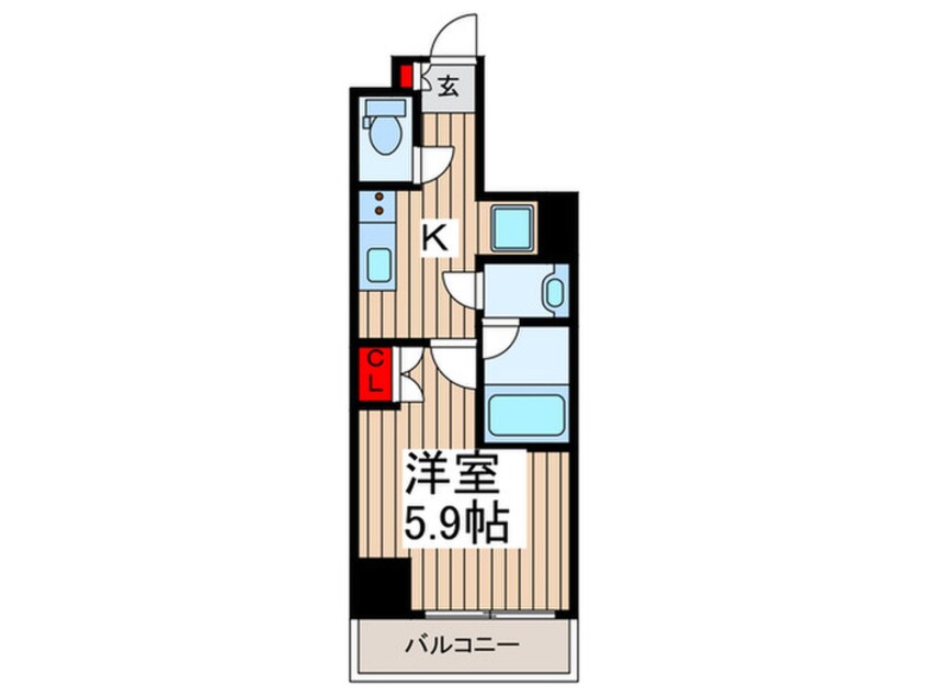 間取図 オープンブルーム川口並木