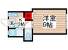 伊大知ハイツ２ 1Kの間取り