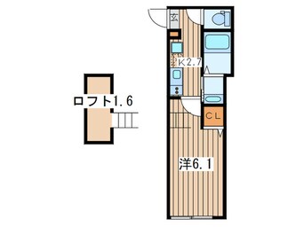 間取図 ラフィ－ナ－鶴見寺谷