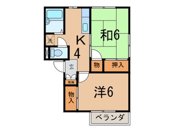 間取図 ジュネス若林