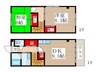 グランレーヴ 2DKの間取り